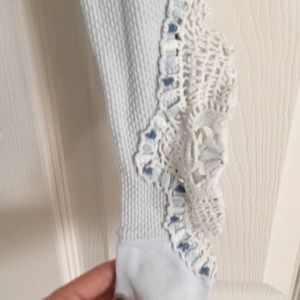 Free People Tops - Free People Baby Blue Synergy Cuff Thermal Free People Tops - Free People Baby Blue Synergy Cuff Thermal